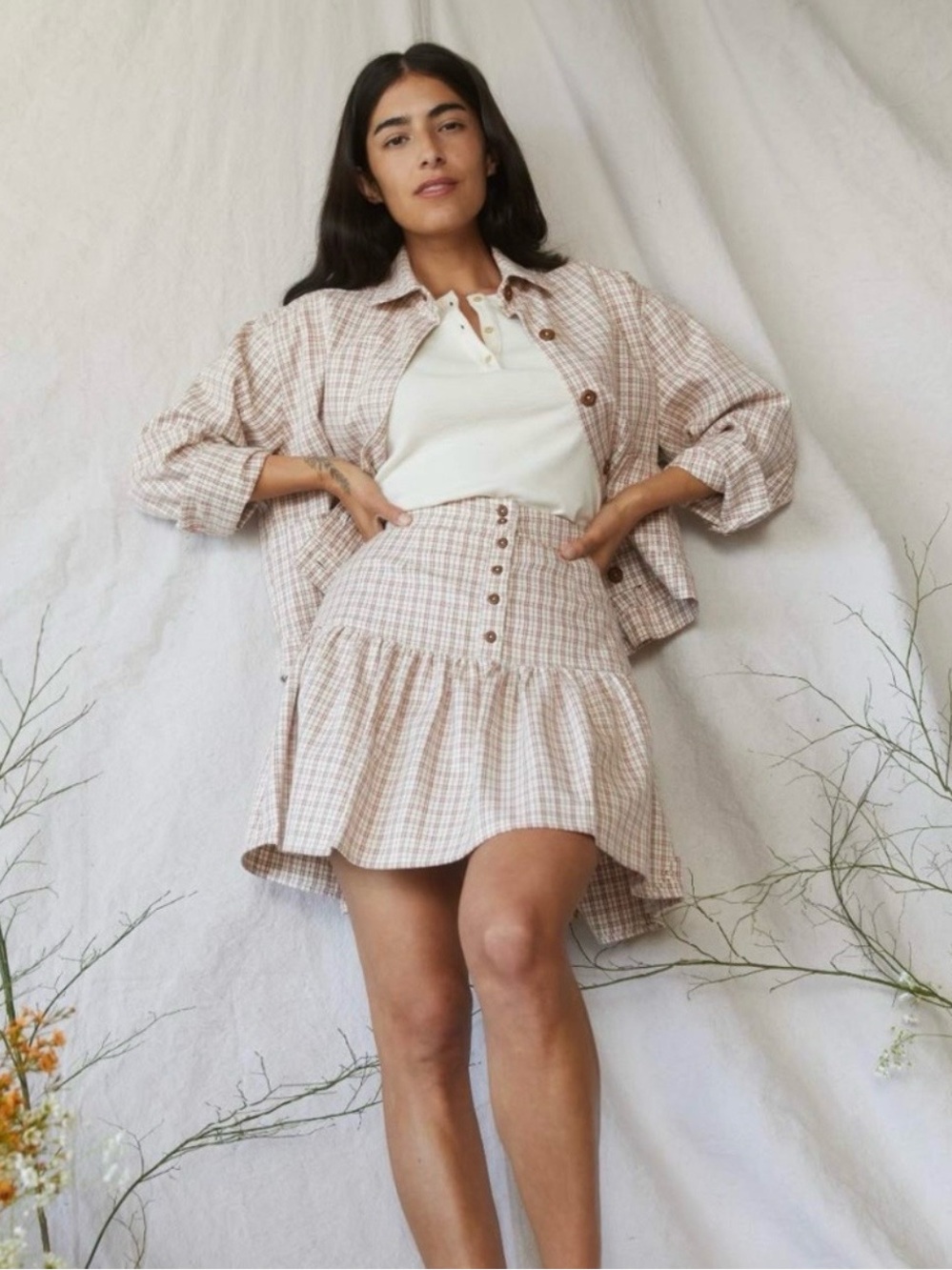 Christy Dawn Plaid Marley Mini Skirt Size XS